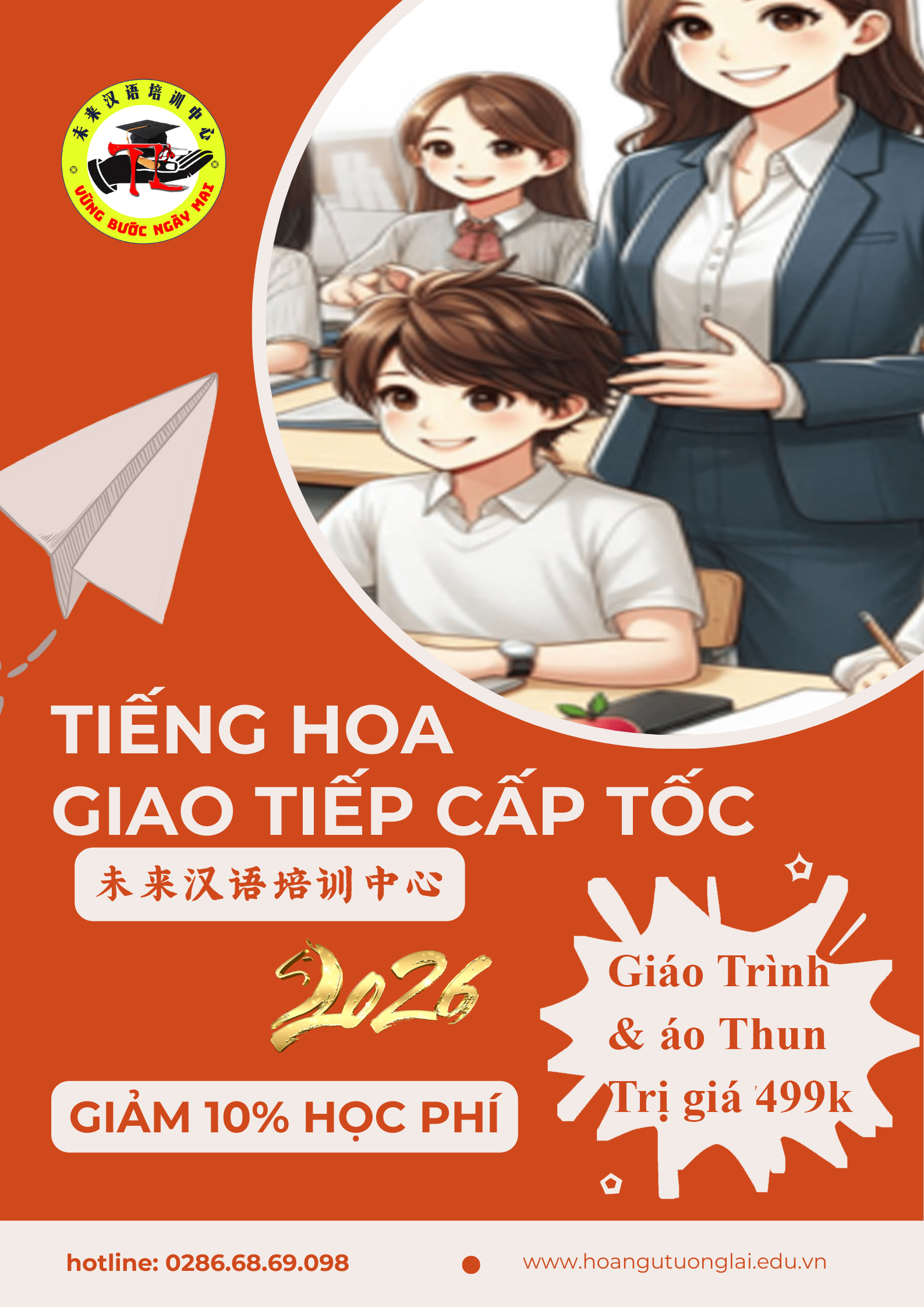 Học Tiếng Hoa Giao Tiếp Cấp Tốc