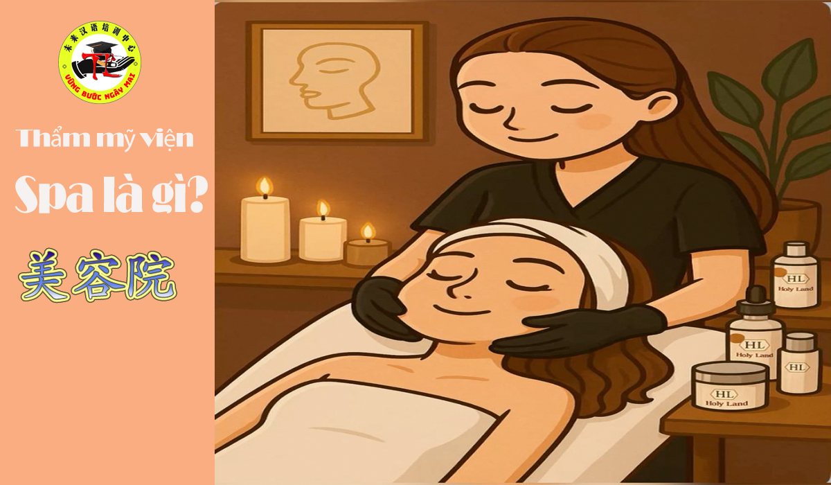 tiếng Trung chuyên ngành Spa