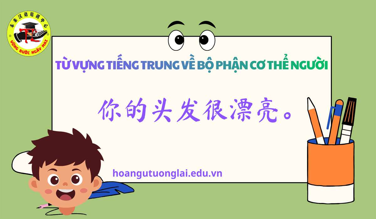 Từ vựng tiếng Trung về bộ phận cơ thể người