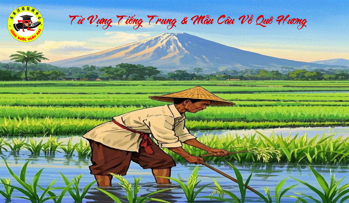 Từ vựng tiếng Trung và Mẫu câu về quê hương