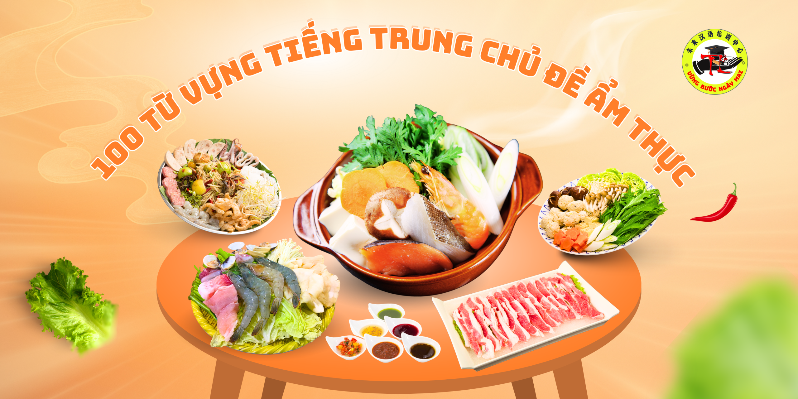 100 Từ Vựng Tiếng Trung Chủ Đề Ẩm Thực
