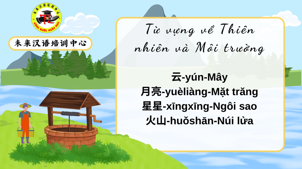 130 từ vựng Tiếng Trung cơ bản theo từng chủ đề