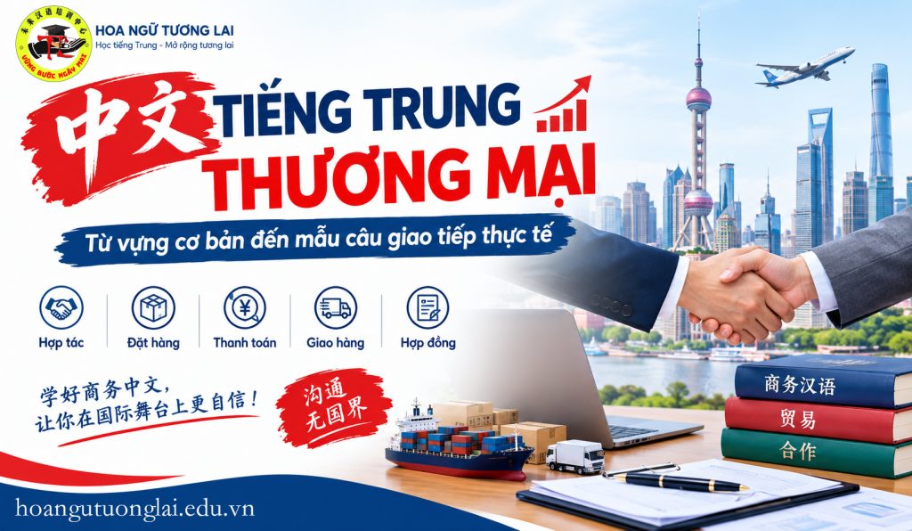 100 Từ Vựng Tiếng Trung Thương Mại + Mẫu Câu Thực Tế